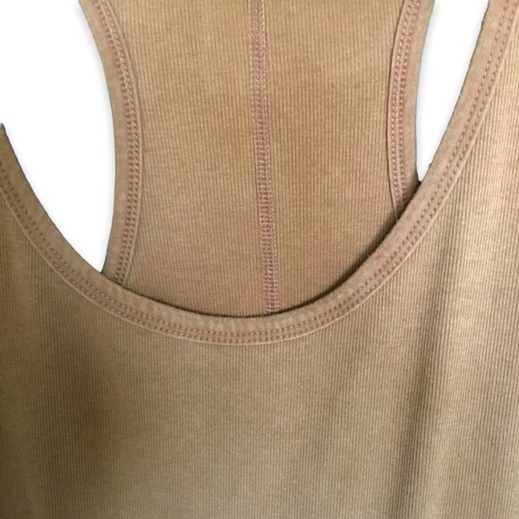 Universal Thread Racerback Tank Top Ribbed Women's Size XL in Orange 100% Cotton - Picture 3 of 4